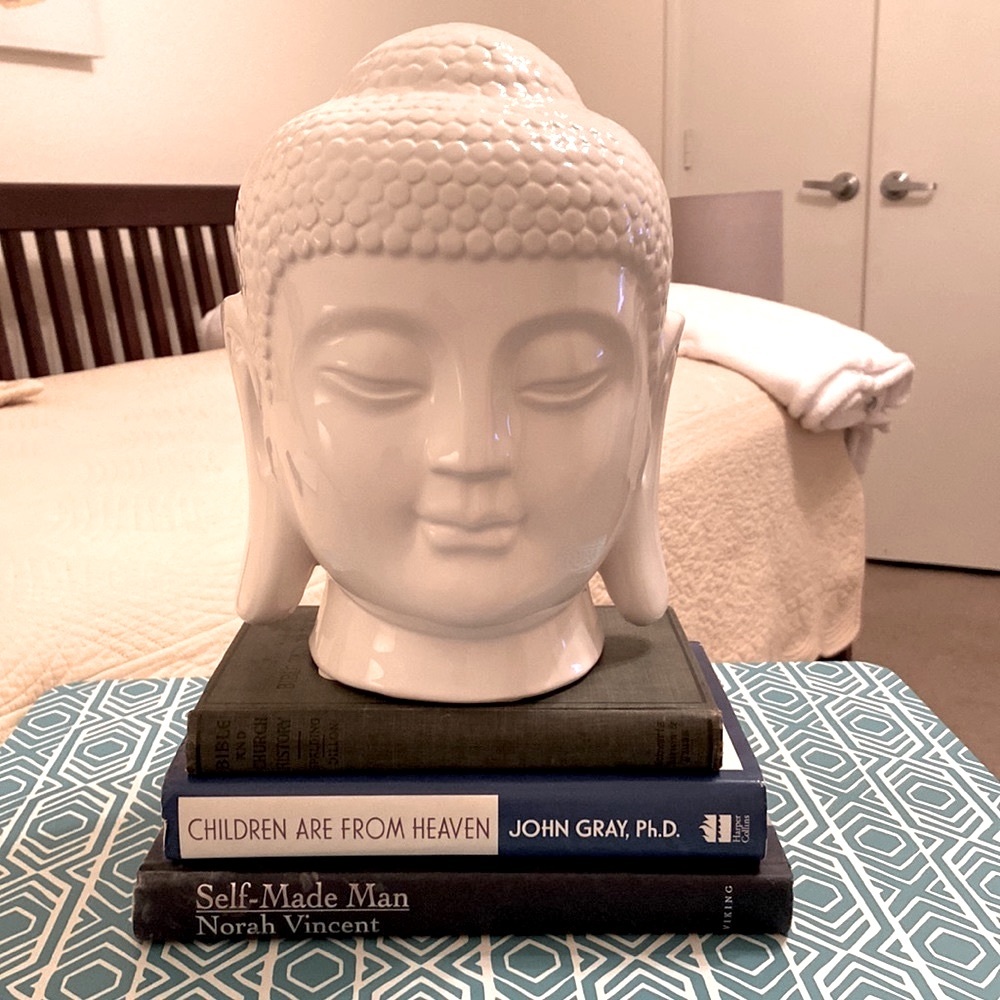 Ceramic Buddha head figure. - Picture 5 of 5